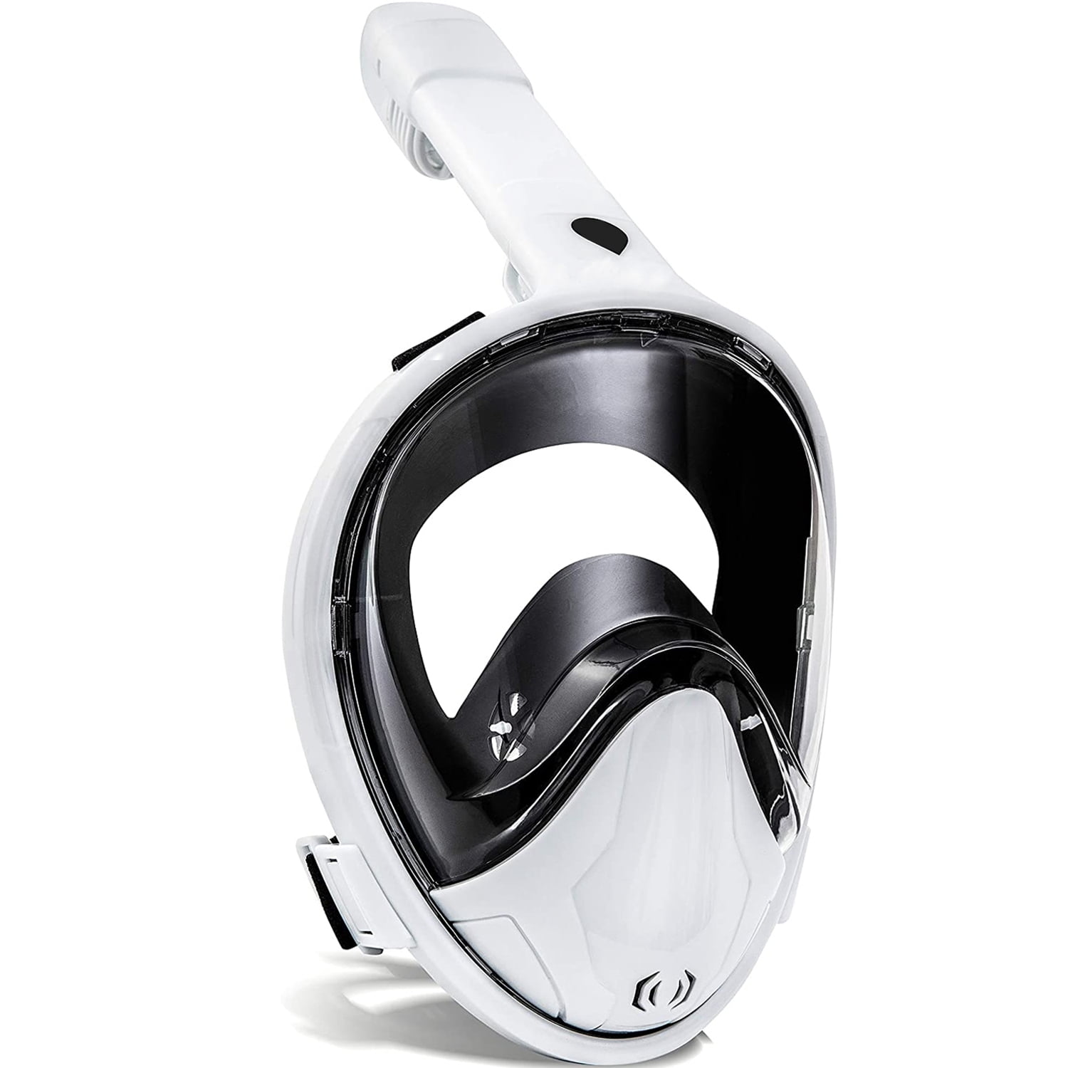 Full Face Design Snorkel Mask Sports Camara Compatible Upgraded Scuba Mask w/Foldable Tube and Wide 180° Lens