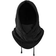Full Face Fleece Mask - Balaclava Ski Mask - Extreme Cold Weather Face Mask - For Men & Women - Black
