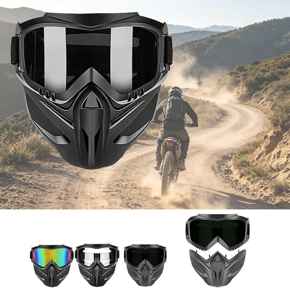 Full Face Goggles for Grass Cutting, Anti-Fog & Impact Resistant Mask  Reusable Mowing for Riding, Welding, Trimming