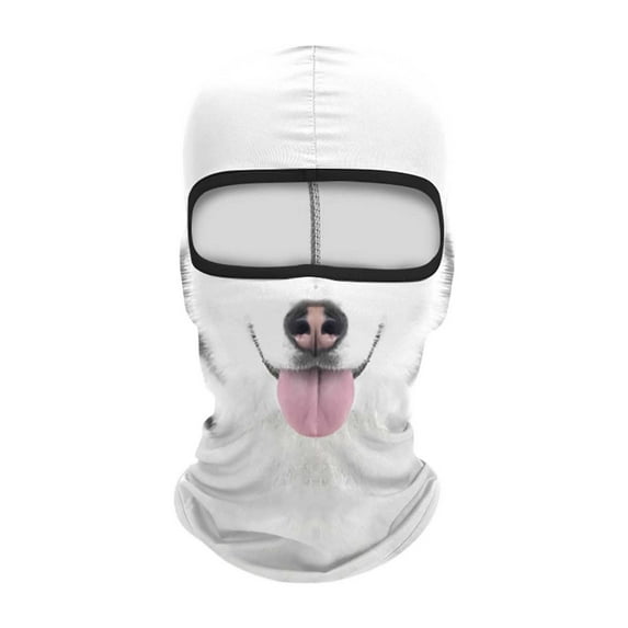 Full Face Hood Cat Dog Halloween for Skiing Hiking and Outdoor Sports