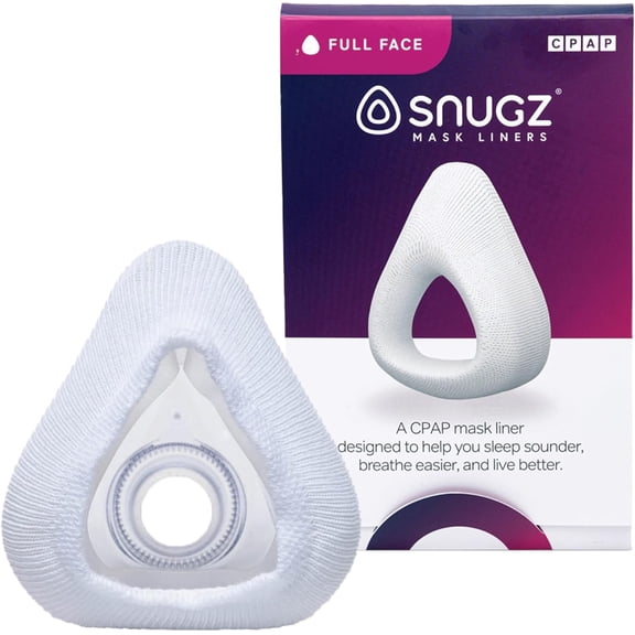 Full Face Mask Liners: Machine Washable One-Size-Fits-Most FULL Face CPAP Mask Liners Pack of 2 Lasts 90 Days