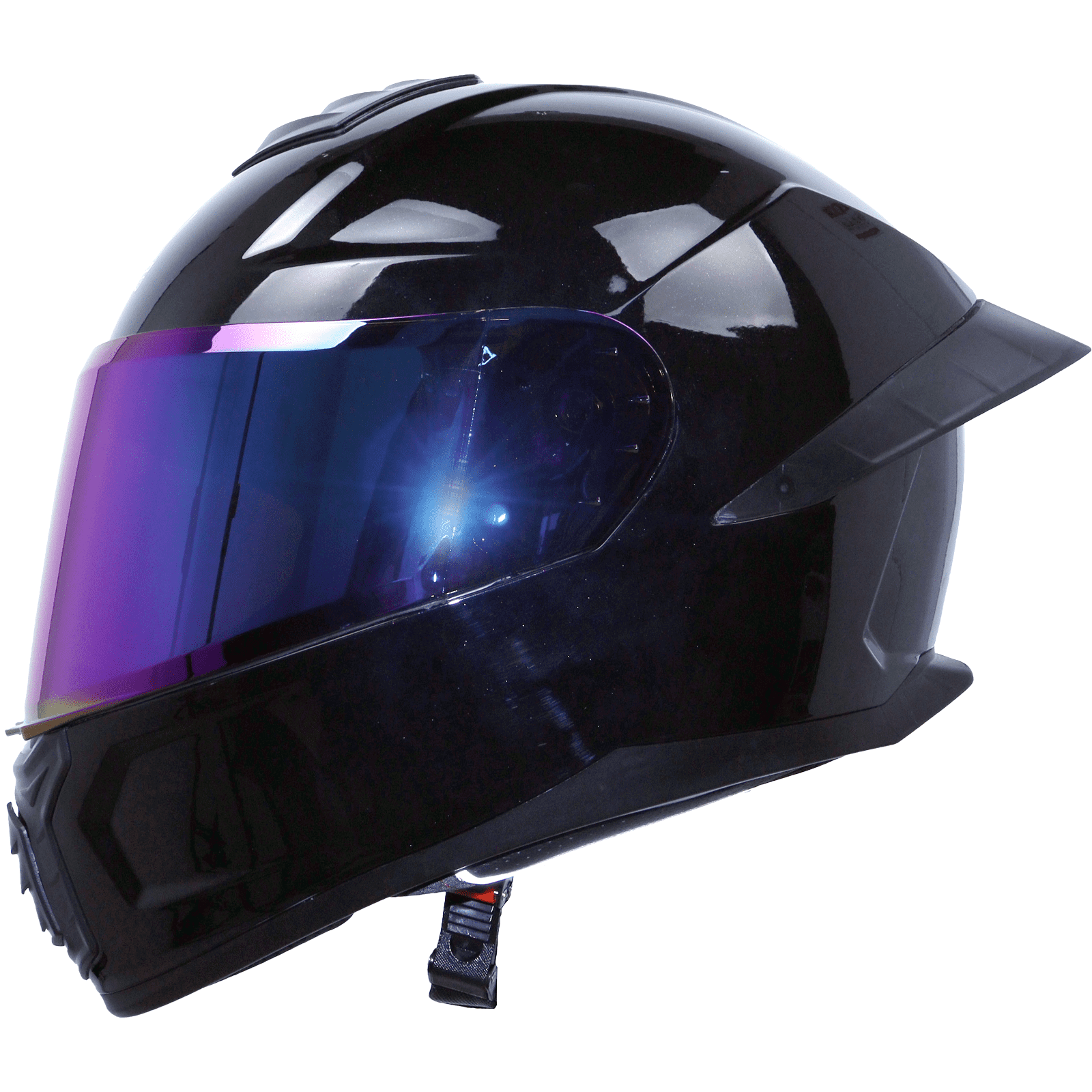Full-Face Motorcycle Helmet, Adult Motocross ATV Offroad Dirt Bike Helmet DOT Approved,  Light Black, L Size