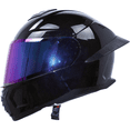 thumbnail image 1 of Full-Face Motorcycle Helmet, Adult Motocross ATV Offroad Dirt Bike Helmet DOT Approved,  Light Black, L Size, 1 of 7