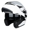 Adult Full Face Motorcycle Helmet with Dual Visor, Sun Shield, Flip up