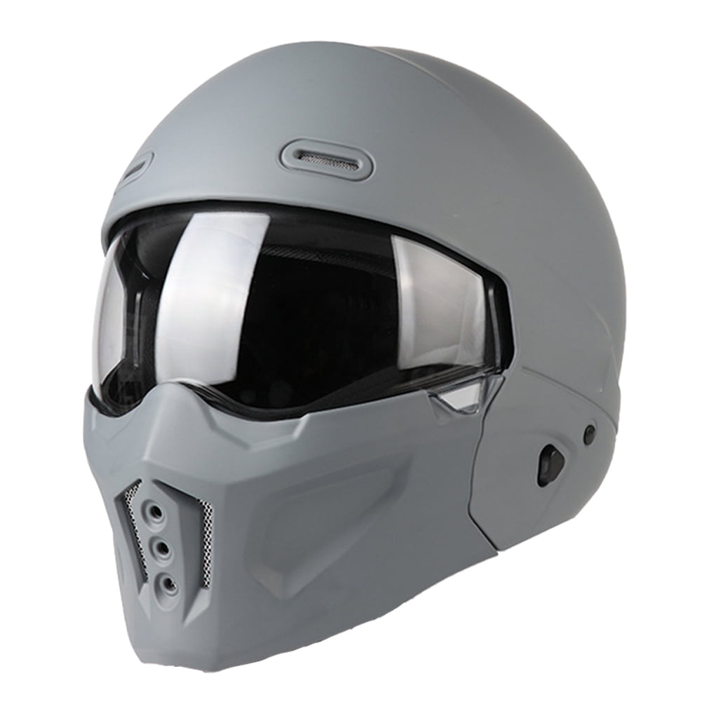 Full Face Motorcycle Helmet With Detachable Front Cover, Multiple