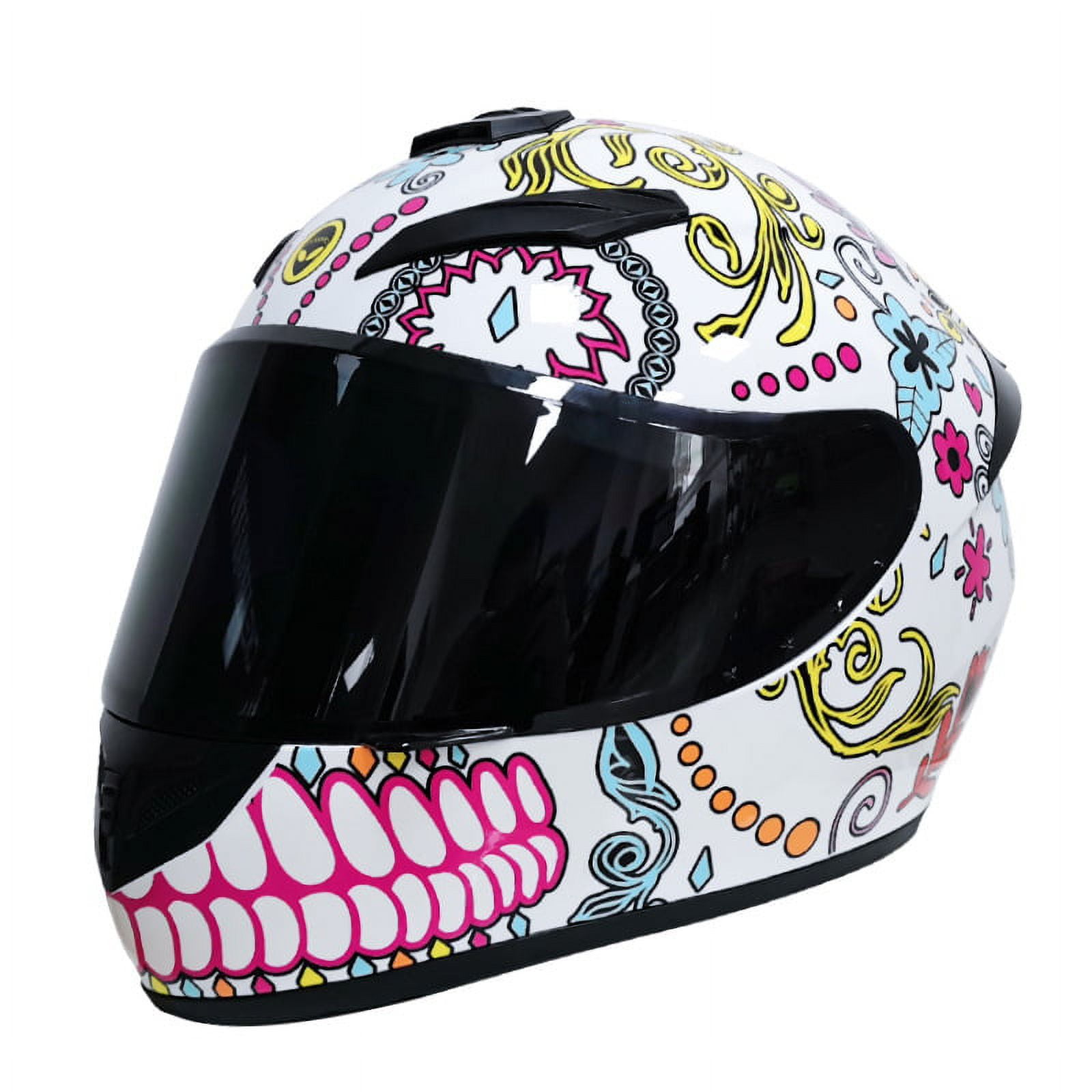 Full Face Motorcycle Helmet for Men Women Offroad Dirt Bike Helmets Motorcycle Helmets Fit for Adult Motocross Helmet Street Bike Helmet A4 Walmart Business Supplies