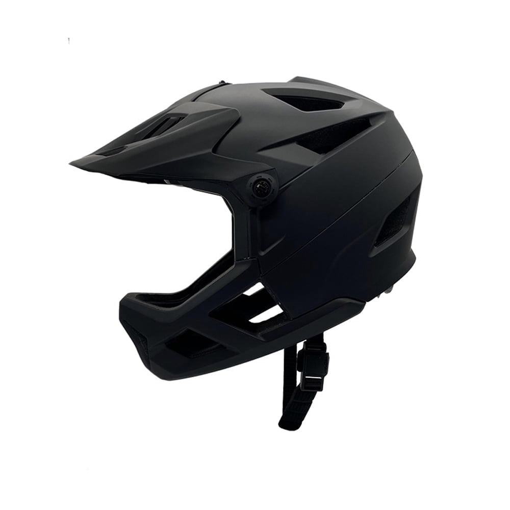 Full Face Mountain Bike Helmet for Men Women Road Bike Helmet Lightweight Adjustable Visor and Goggle Port 55-59CM Impact-Resistant Bicycle Helmet