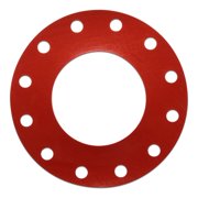 Full Face SBR Rubber Flange Gasket for 10" Pipe - 1/16" Thick - Class 150