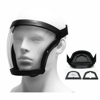 PM Filters-Super Protective Face Shield Anti-Fog Full Face High-Definition  Protective All-Inclusive Face Protection for Adults (protective cotton)