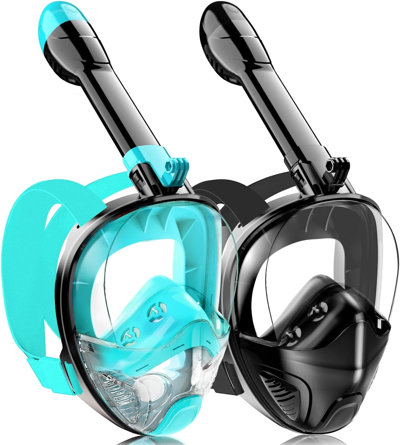 Full Face Snorkel Mask for Adults Teen, Snorkeling Gear with Detachable