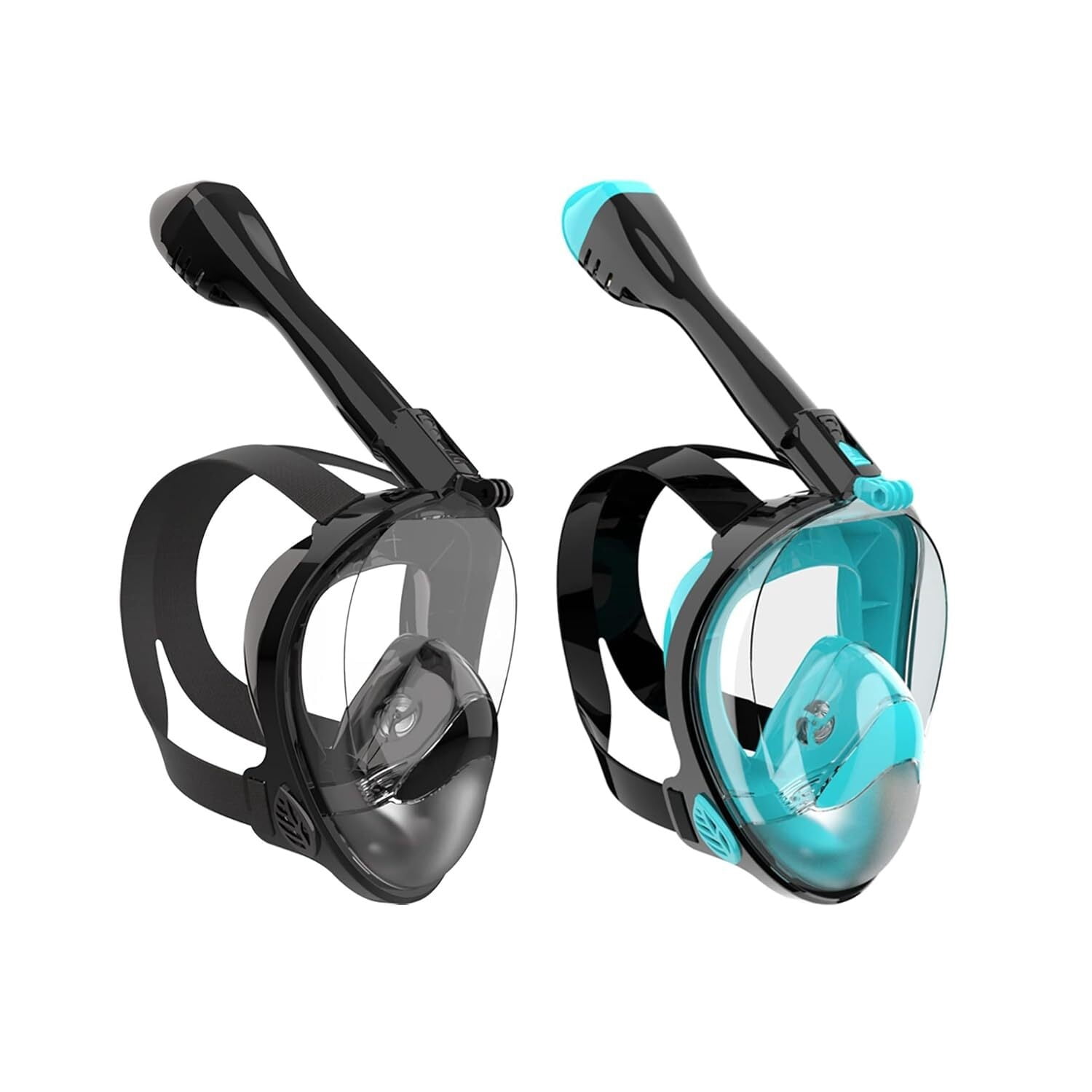Full Face Snorkel Mask, Diving Mask for Kids and Adults,180° Panoramic ...
