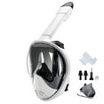 thumbnail image 1 of Full Face Snorkel Mask with Detachable Camera Mount,Snorkeling Swimming Diving Mask Wide View Anti-Fog Anti-Leak for Adult Youth, 1 of 10