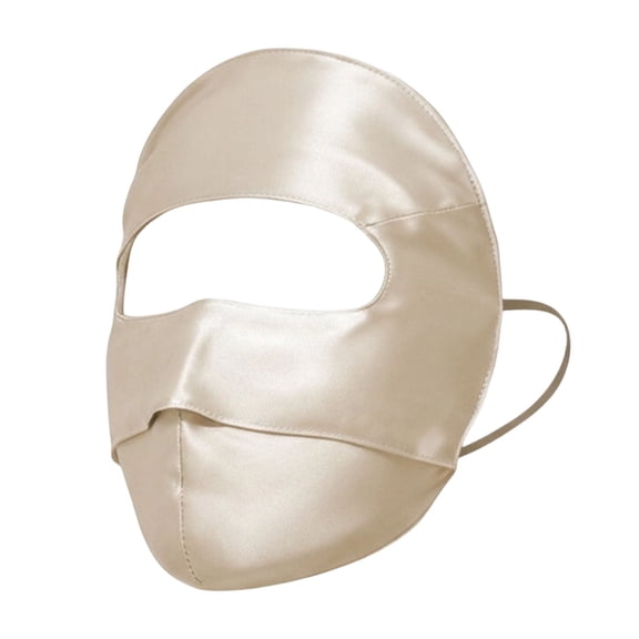 Full Face Sun Protection Cover UPF 50+ Soft Silk Breathable Adjustable for Running Cycling Hiking Summer Sports