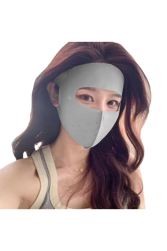 Full Face Sun Protection Mask, Breathable Windproof for Outdoor Activities, Polyester Material