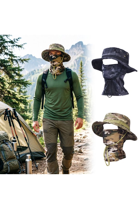Full Face Sun Shield Riding Mask Outdoor Motorcycle Cycling Face Cover Breathable UV Protection Headwear for Hiking Fishing