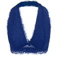 thumbnail image 1 of Full Figure Bras for Women Plus Size Full-Coverage Bra Feature V-Neck Soft Bra Style W-800 Hook and Eye Closure Push-Up T-Shirt Bra Blue M, 1 of 5
