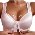 thumbnail image 1 of Full Figure Plus Size MagicLift Front-Closure Posture Back Bra Wirefree, 1 of 5