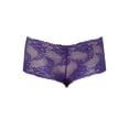 thumbnail image 1 of Full Figured Sexy Plus Size Classic Lace Boyshort, 1 of 3