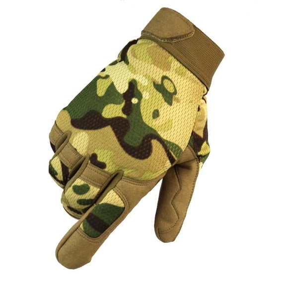 Full Finger Gloves Breathable for Men and Women Riding Cut Resistant Double Palm ,Multipurpose Use