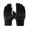 thumbnail image 1 of Full Finger Motorcycle Gloves with Touchscreen, Non-Slip Grip, and Protective Padding for Safe Outdoor Riding, 1 of 6