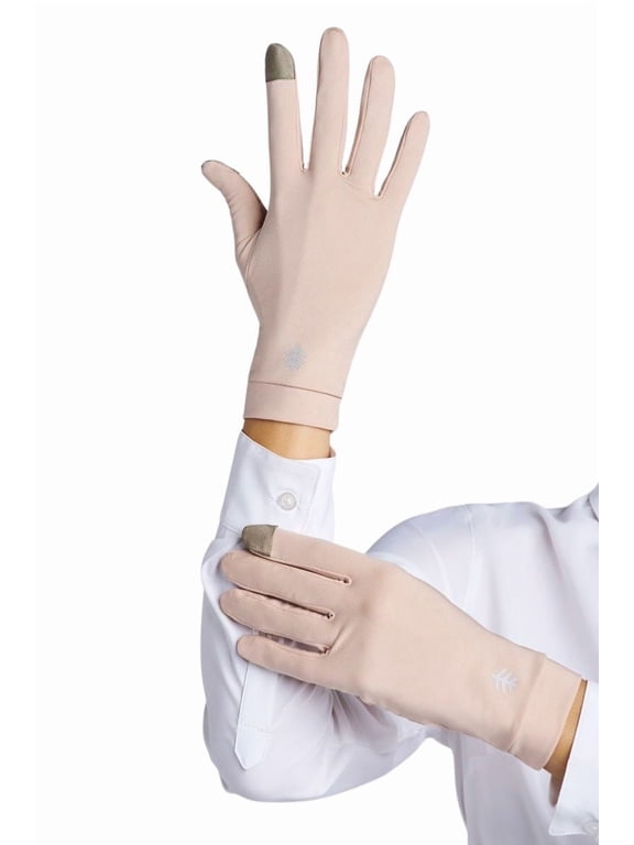 Full Finger UV Sun Gloves - UPF 50+ Sun Protection - Gannett in Beige