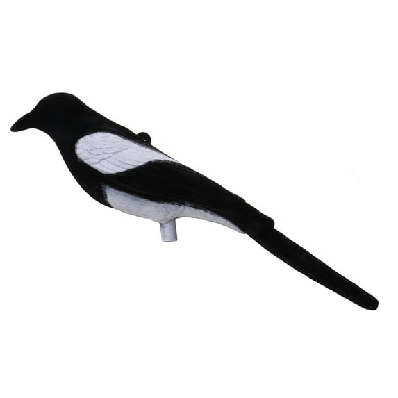 Full Flocked Realistic Calling Magpie Decoy / Decoying