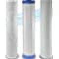 Full Flow Water Filters - Sediment/GAC/Carbon (Pack of 3) | 4.5" x 20"