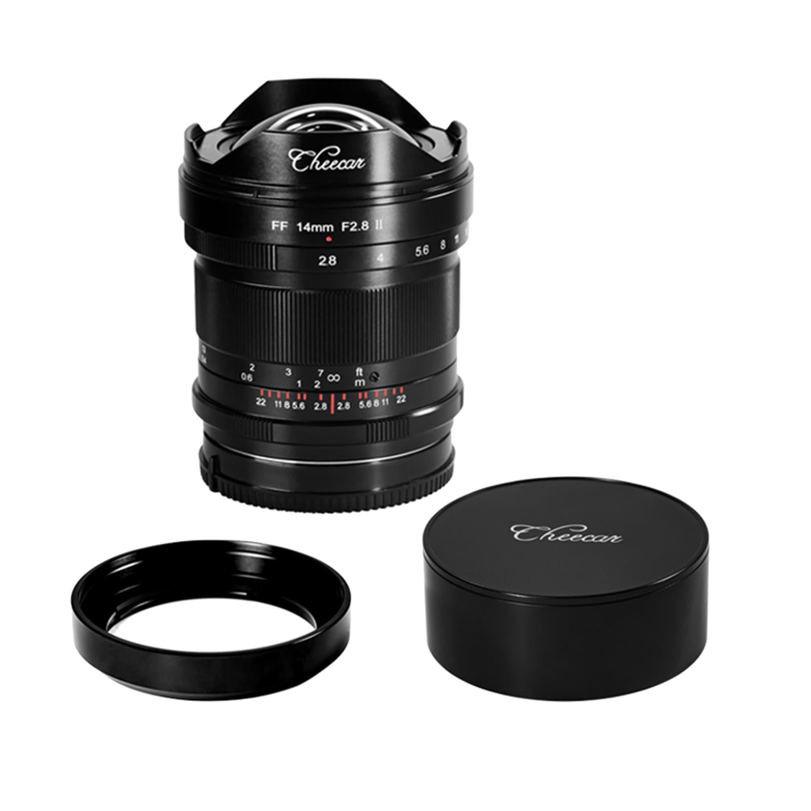 Full Frame Focus Lens Wide Angle 14mm F2.8 MF Professional Black