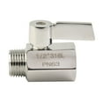 thumbnail image 1 of Full G1/2\" Flow Quick Control Shut-Off Valve For Shower Head Hand Water Saver, 1 of 9