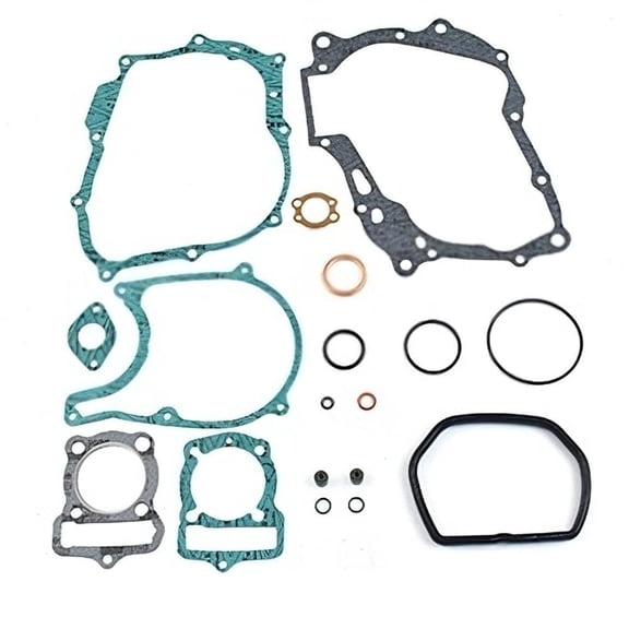 OEM Grade Gasket Kit Compatible with 1992-2013 Honda CRF100F XR100R 99cc Single-Cyl OHC 4-Stroke Trail Dirt Bike Complete Replaces 06112-KN4-750 06112-KSJ-J50 53mm Bore Engine Rebuild