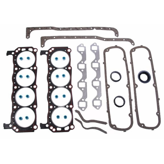 Full Gasket Set for 87-93 Ford 5.7L/351 OHV Windsor with 1-Piece Rear Main Seal