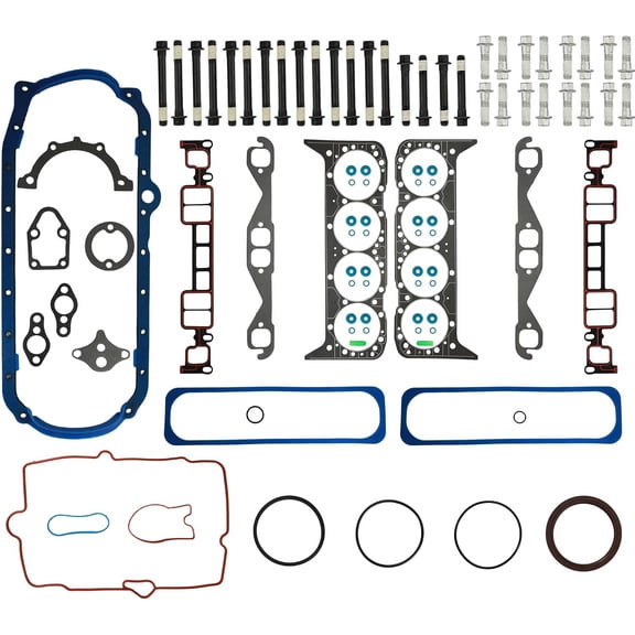 Full Gasket Set w/Head Bolts Fit for 1996-2000 GMC Chevrolet Cadillac Escalade C1500 C2500 Express 2500 Savana 1500 5.7L