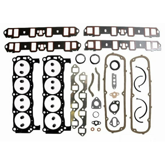 Full Gasket Set with Heavy Duty Head Gaskets for 63-83 Ford 260 331 289 302 SBF