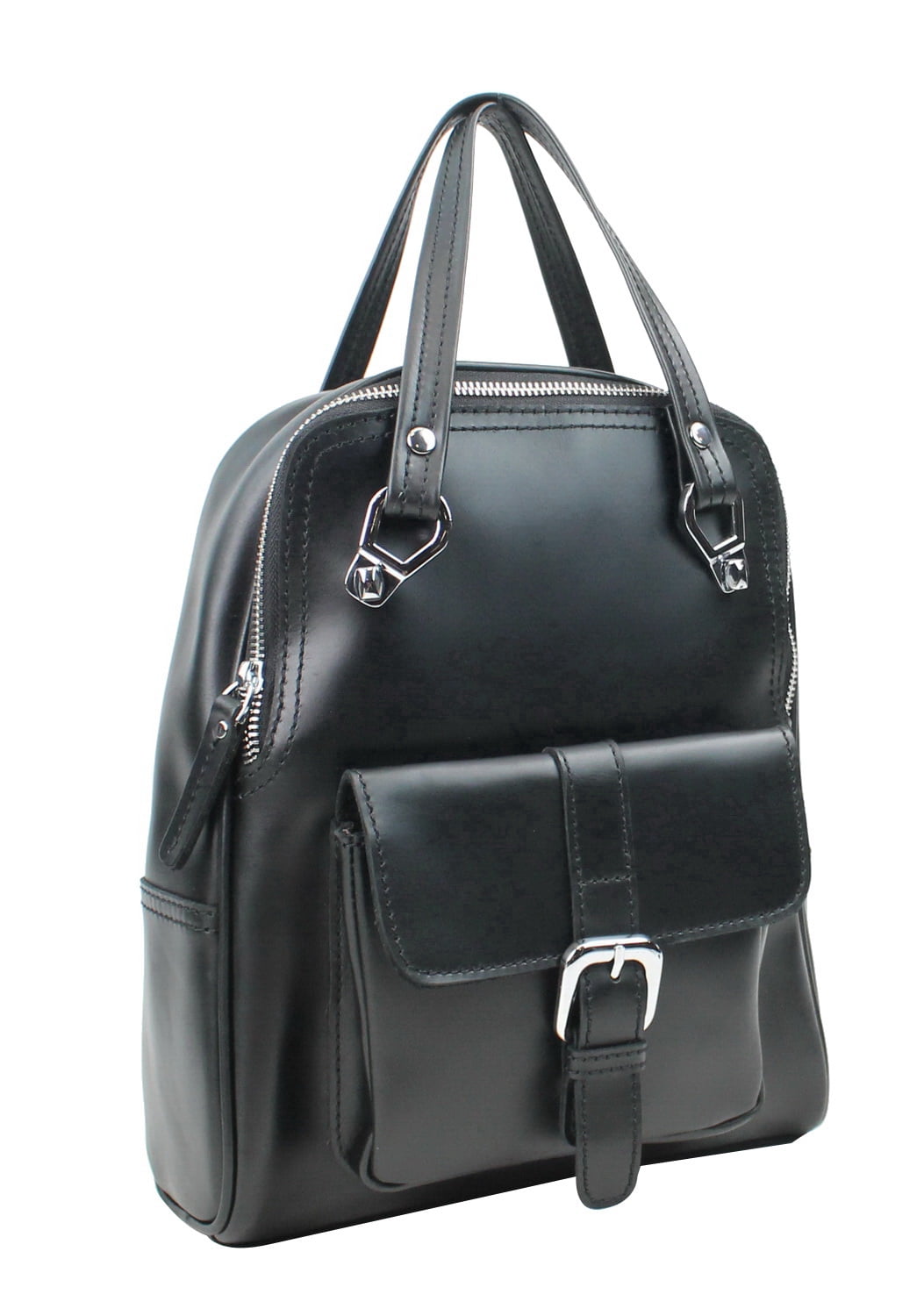 Full Grain Cowhide Leather Backpack LK13.BLK - Walmart.com