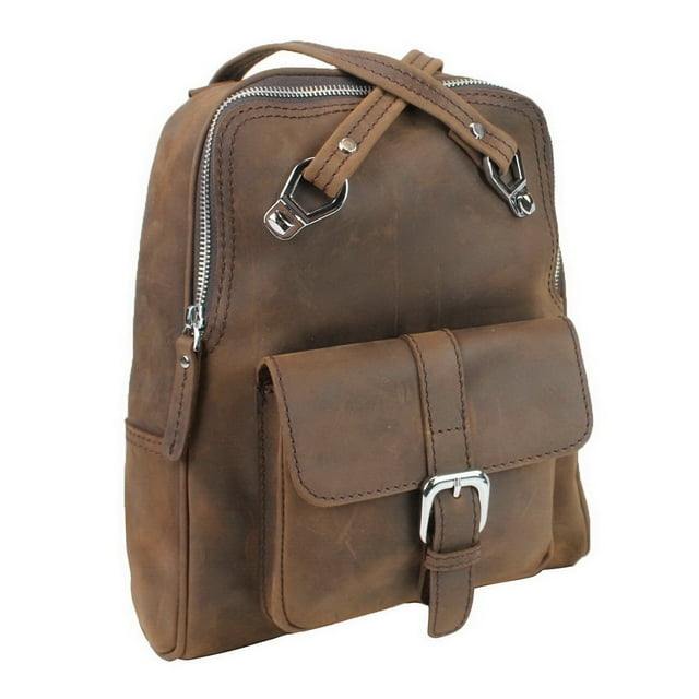 Full Grain Cowhide Leather Backpack LK13.VB
