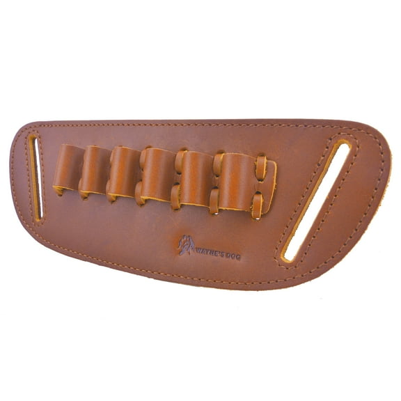 Full Grain Cowhide Leather Shell Holder Holster Cartridge Ammo Bullet Pouch .308.45/70 Bullets