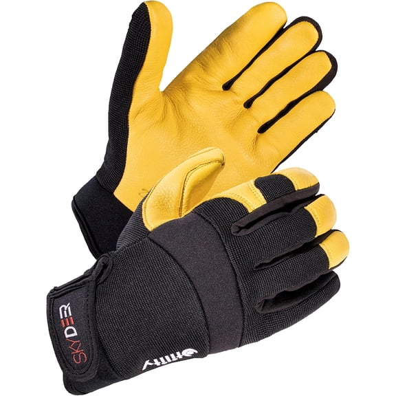 Full Grain Deerskin Leather Gloves for Men and Women, Extra Soft and Hands Protection, 3D Ergonomic Design