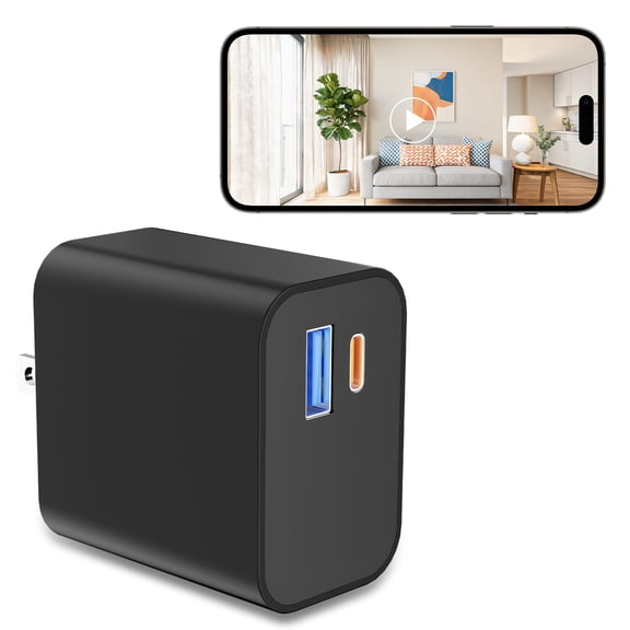 Full HD 1080P WiFi Security Camera with USB Charger Cloud Storage
