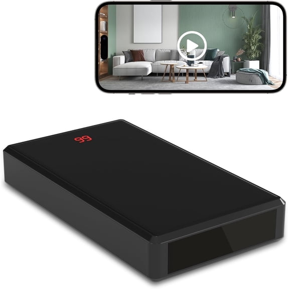 Full HD 1080p WiFi Security Camera - Wireless Nanny Cam - Night Vision Indoor/Outdoor Use - Local/Cloud Storage