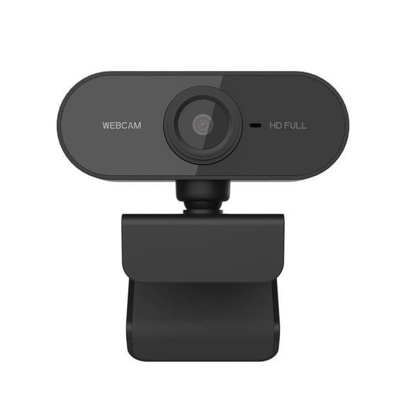 Full Hd 1080P Webcam with Microphone and Clip, Plug and Play Usb Computer Camera for Laptop, Monitor, Desktop, Video Calling and Online Conferencing