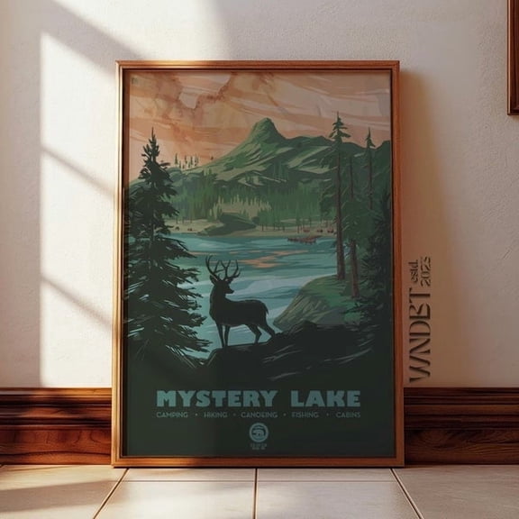 Full Hd The Long Dark Poster 600 Dpi Resolution Mystery Lake Game Poster Hand Drawn Style Room Decor Poster Gift Poster Wall Art Print