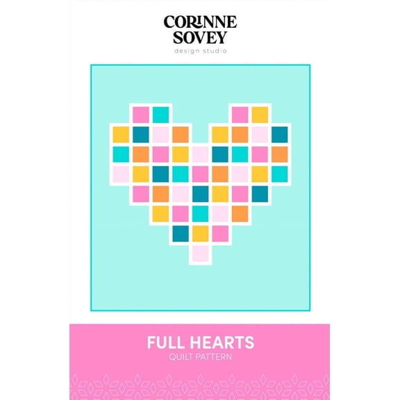 Full Hearts Quilt Pattern
