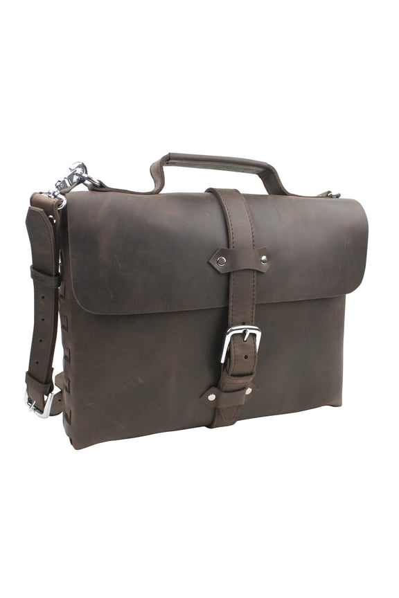 Full Leather Handmade Messenger Bag LM08.DB