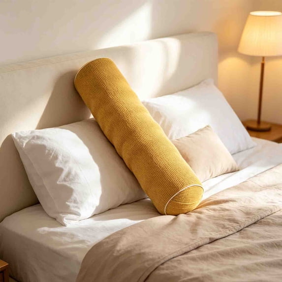 Full Length Body Pillow, Long Sleeping Support Pillow for Side Sleepers and Sofa Rest