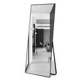 thumbnail image 1 of Full Length Floor Mirror Standing Rectangle Black 65"x22", 1 of 8