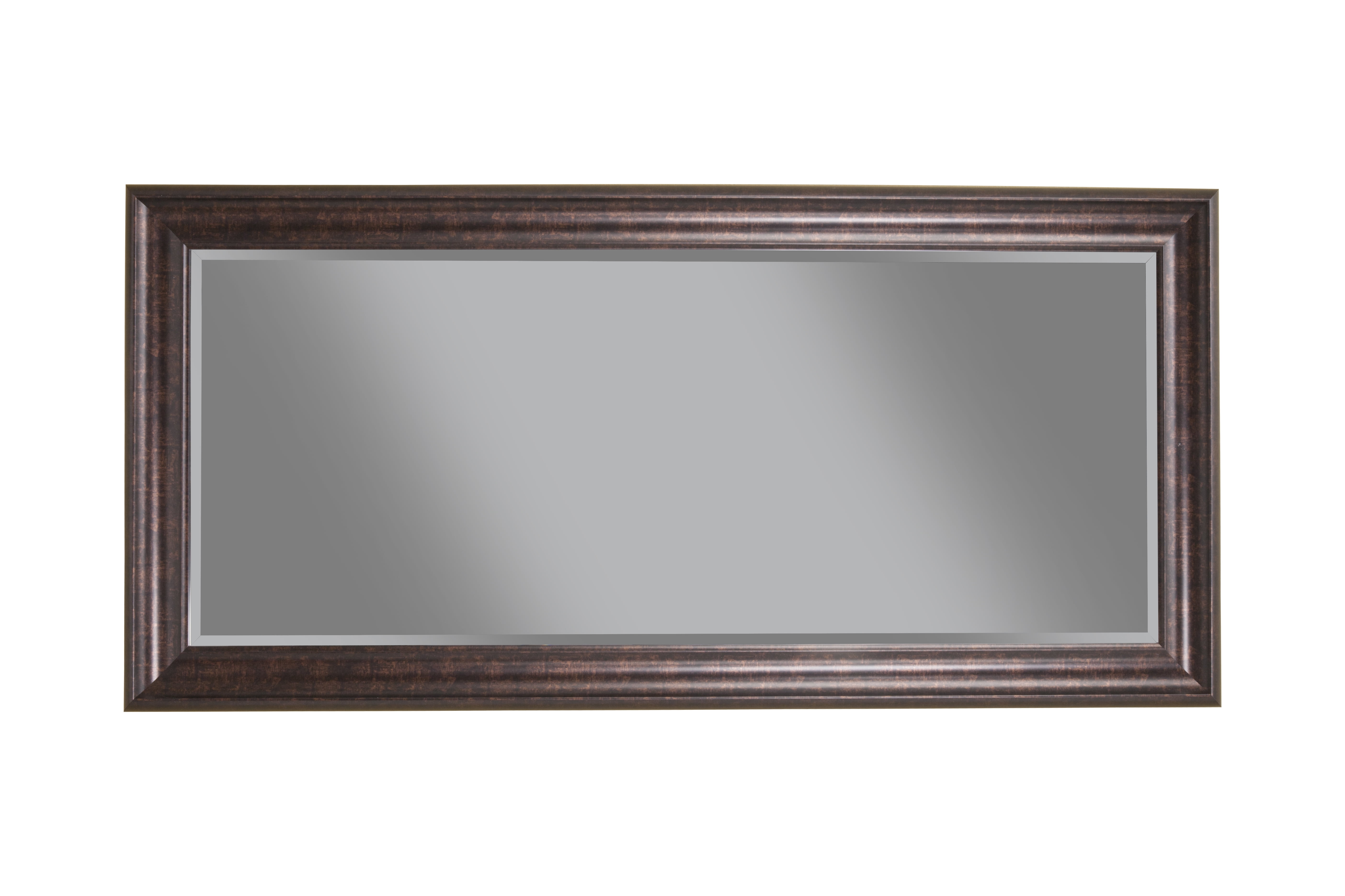 Full Length Leaner Mirror With a Rectangular Polystyrene Frame, Oil