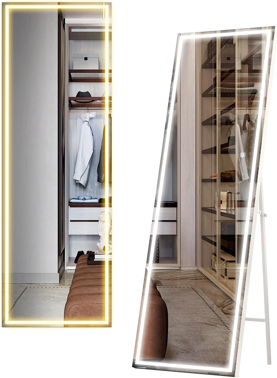 Full Length Mirror with Lights, 63