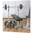 thumbnail image 1 of Full Length Mirror Tiles, Frameless Wall Mirror 12 Inch x 4 Pieces, Body Mirror, Long Mirror, Gym Mirrors for Home Gym, for Door, Closet, Room, Easy to Install, 1 of 5