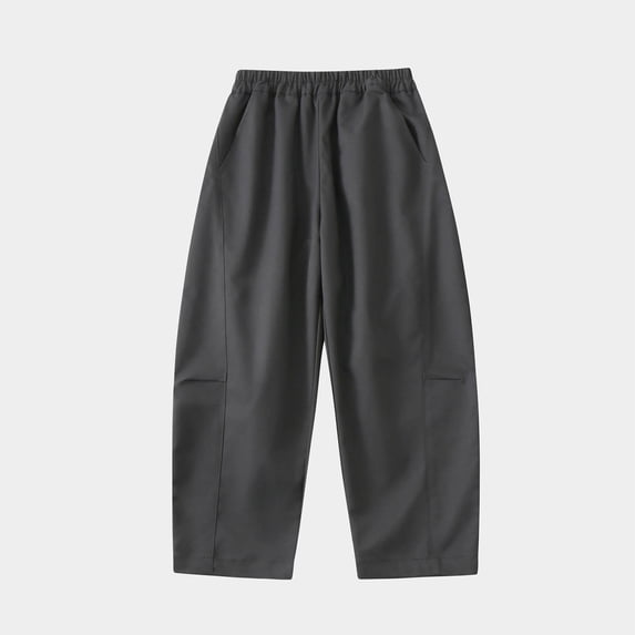 Full Length Pants For Toddler Boys Girls Pull On Casual Pants Kids' Water Resistant Hiking Pants Quick Dry Lightweight Relaxed Fit Pocket Drawstring Joggers Pants