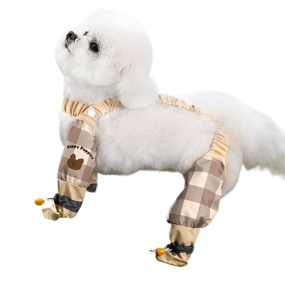 Full Length Pet Leg Guards Dustproof Design NonSlip Foot Protective Pants Washable Waterproof Fabric For Active Breeds